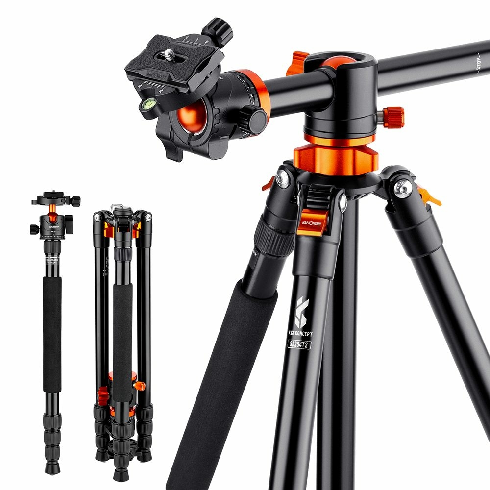 KF Concept SA254T2 fényképező állvány, tripod gömbfejjel 185cm (KF09.090V1)-0