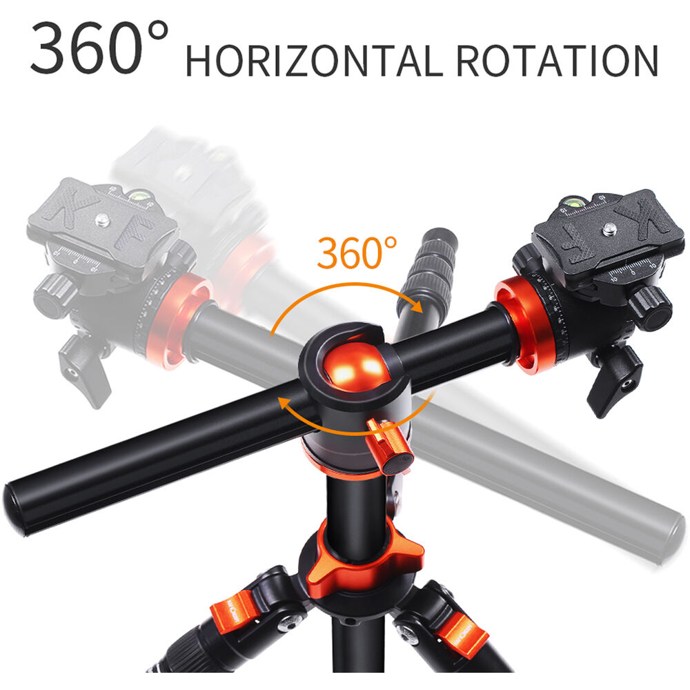 KF Concept SA254T2 fényképező állvány, tripod gömbfejjel 185cm (KF09.090V1)-13