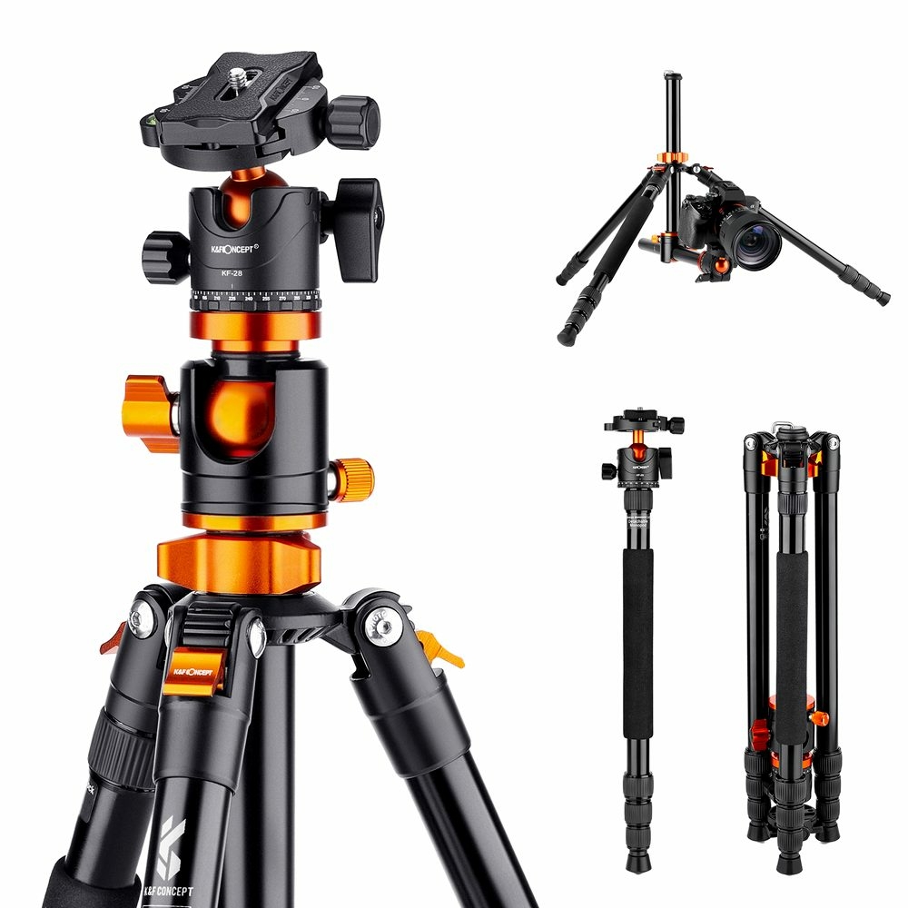 KF Concept SA254T2 fényképező állvány, tripod gömbfejjel 185cm (KF09.090V1)-10