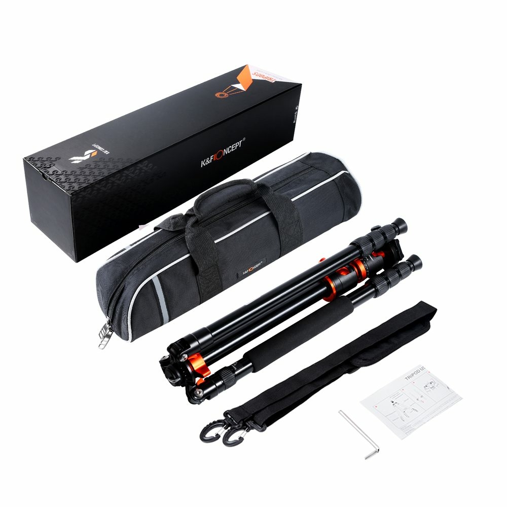 KF Concept SA254T2 fényképező állvány, tripod gömbfejjel 185cm (KF09.090V1)-6