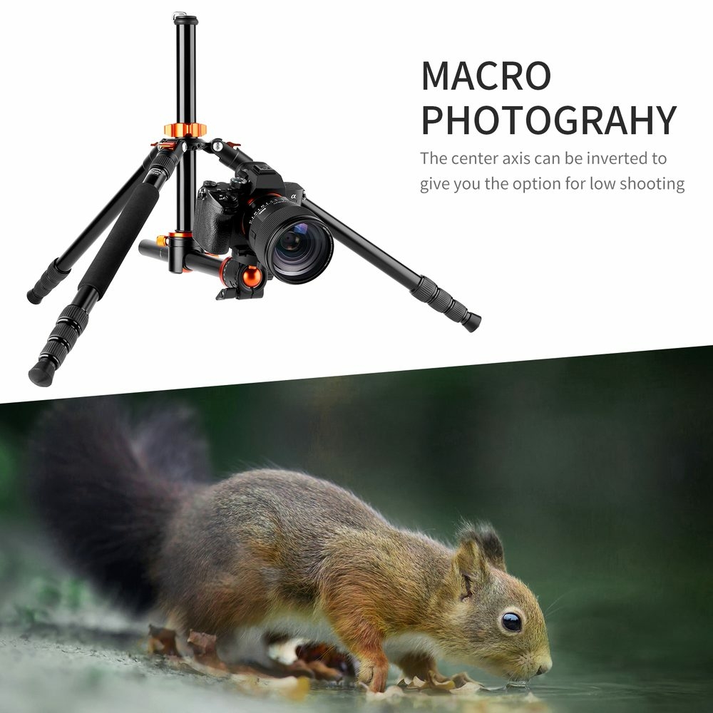 KF Concept SA254T2 fényképező állvány, tripod gömbfejjel 185cm (KF09.090V1)-2
