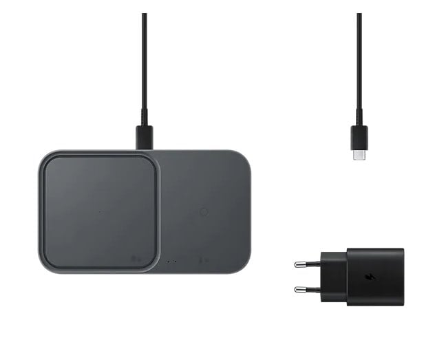 Samsung EP-P5400TBE Duo Pad vezeték nélküli Qi töltőállomás + adapter fekete-3