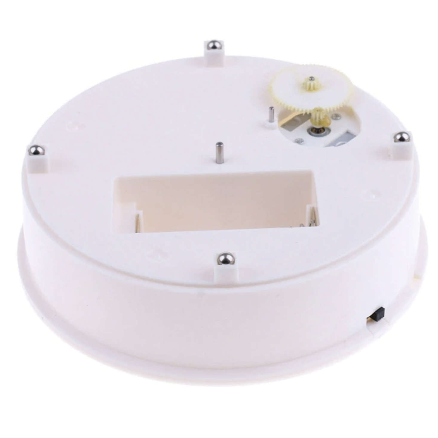 360 fokos termékforgató 20cm, 1.5kg teherbírás fehér, fekete bársony felső bevonat (TBD048631601A)-2