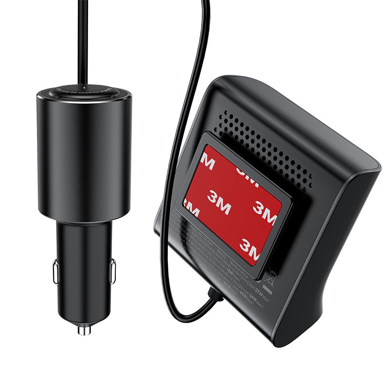 Acefast B8 szivargyújtós autós töltőállomás 90W USB Type C / 3x USB PPS PD3.0 QC3.0 AFC FCP fekete-2