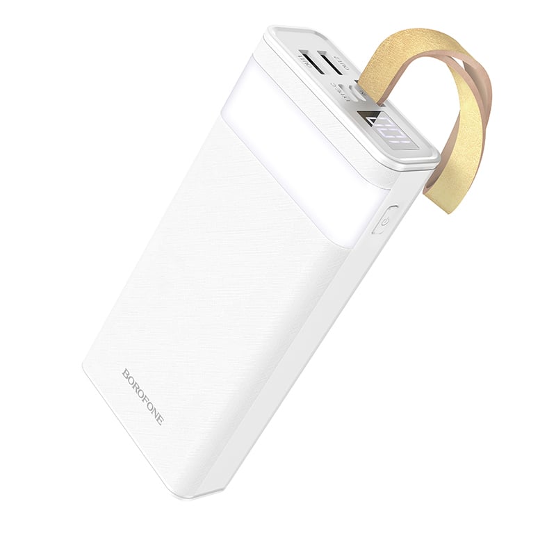 Borofone Coolmy BJ18 Powerbank 20000mAh 2XUSB fehér-0