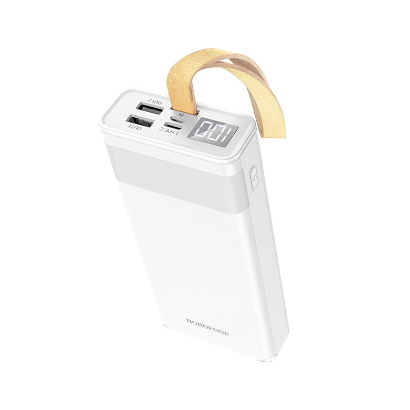 Borofone Coolmy BJ18 Powerbank 20000mAh 2XUSB fehér-1