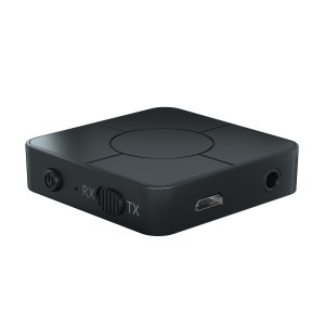 Bluetooth 3.5 mm-es vezeték nélküli adó/vevő audio adapter beépített mikrofonnal, audio-streaming (KN326) AUX