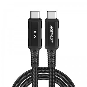 Acefast C4-03  kábel USB Type C - USB Type C 2m 100W (20V / 5A) fekete