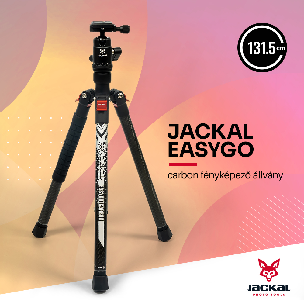 Jackal EasyGo Karbon fényképező állvány-0