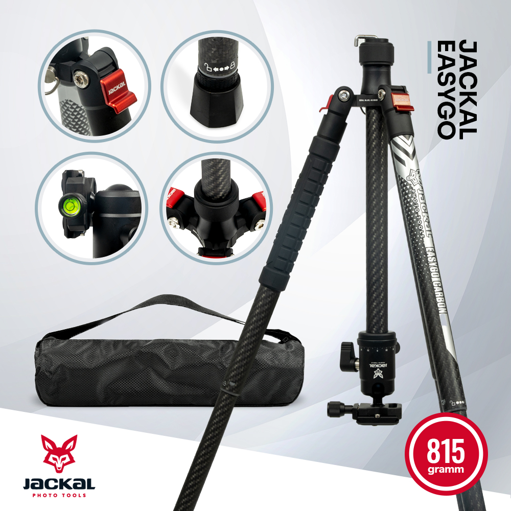 Jackal EasyGo Karbon fényképező állvány-5