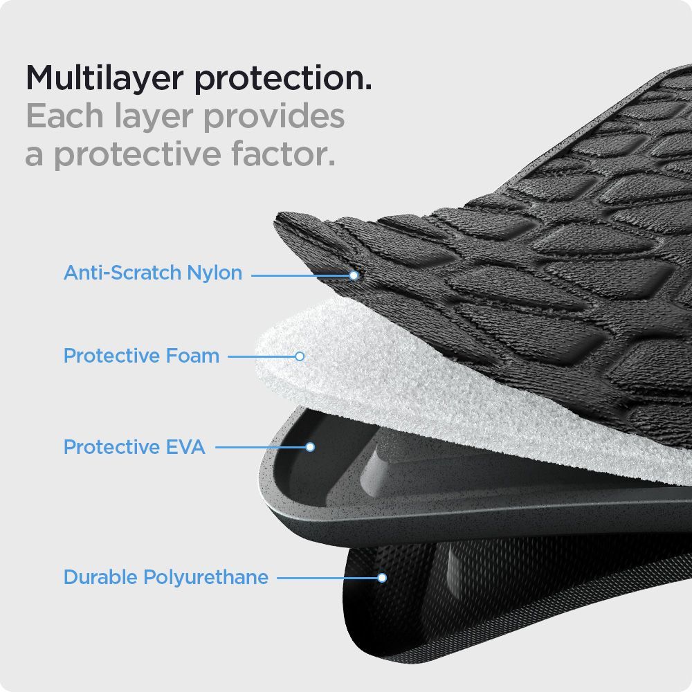 Spigen Rugged Armor Pouch Pro laptop tok 15''-16'' fekete (AFA04271) Macbook-hoz-7