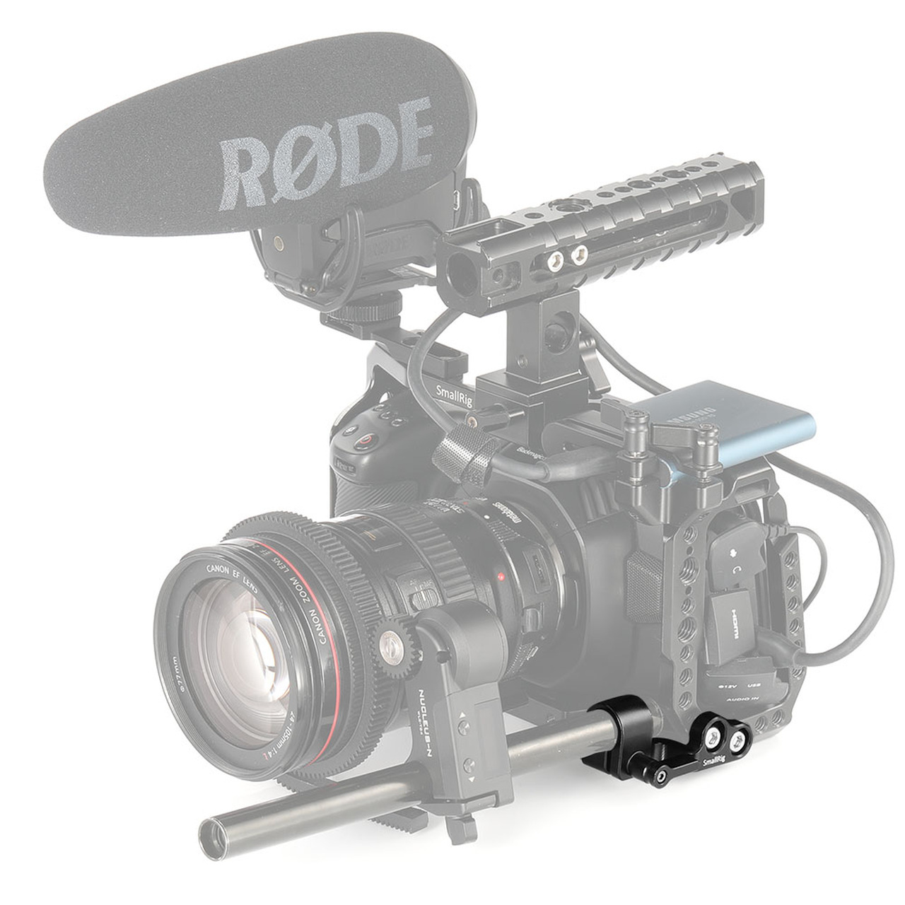 SmallRig 15mm Single Rod Clamp, rúdbilincs BMPCC 4K és 6K Camera Cage-hez (2279)-2