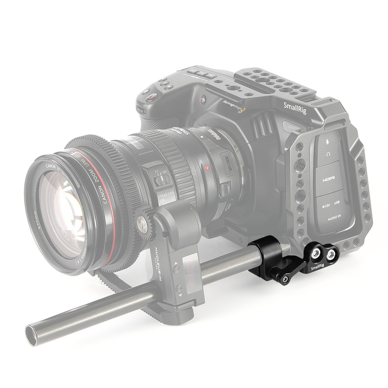 SmallRig 15mm Single Rod Clamp, rúdbilincs BMPCC 4K és 6K Camera Cage-hez (2279)-4