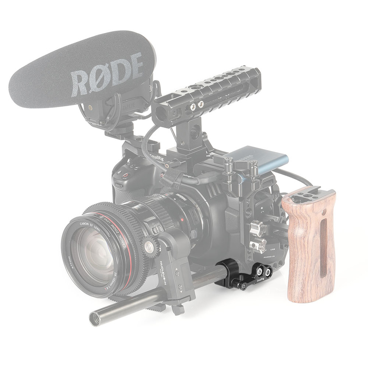 SmallRig 15mm Single Rod Clamp, rúdbilincs BMPCC 4K és 6K Camera Cage-hez (2279)-7
