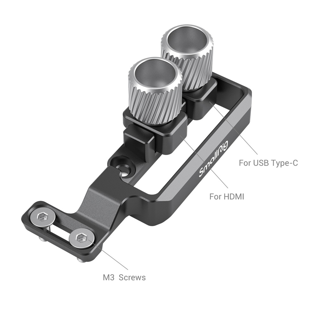 SmallRig HDMI és USB-C Cable Clamp, kábelbilincs Canon EOS R5/R6/R5 C Cage-hez (2981)-6