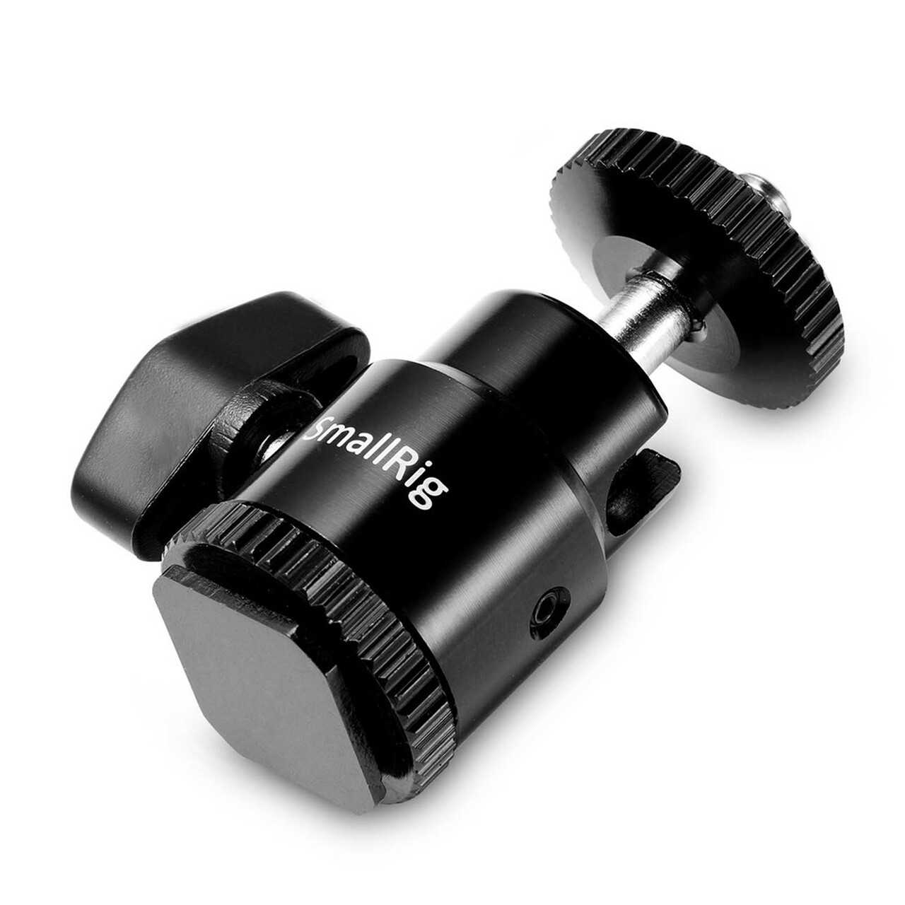 SmallRig mini gömbfej 1/4-es csatlakozással, vakupapucs adapterrel (761)-1