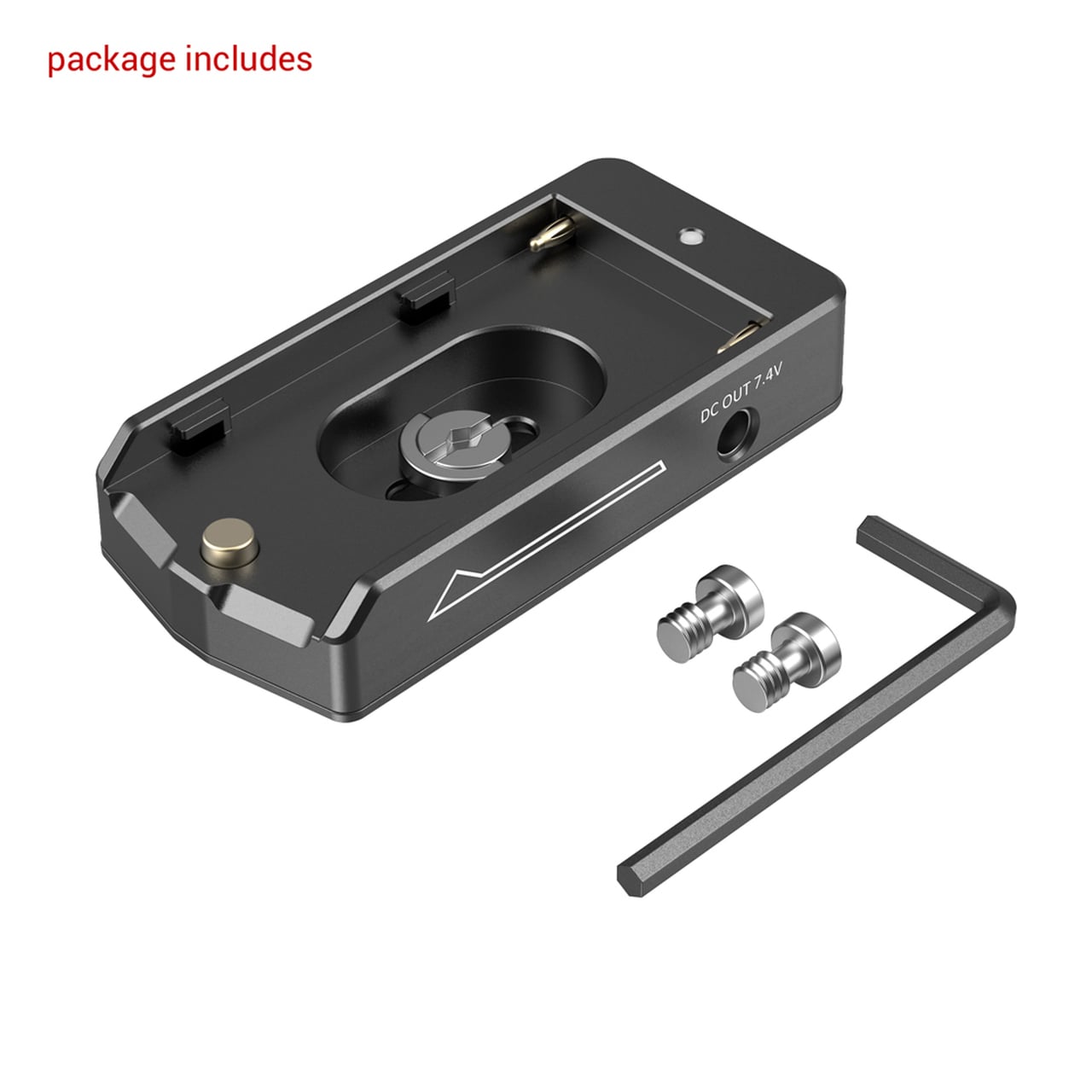 SmallRig NP-F Battery Adapter Plate Lite, akkumulátor foglalat (3018)-2