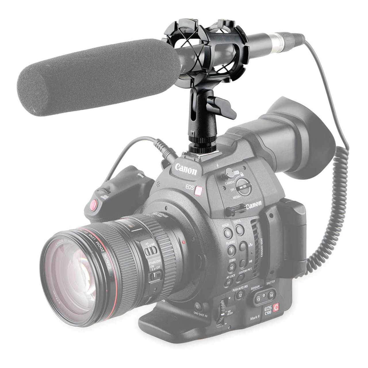 SmallRig Universal Microphone Shock Mount, univerzális mikrofontartó adapter (1859)-2