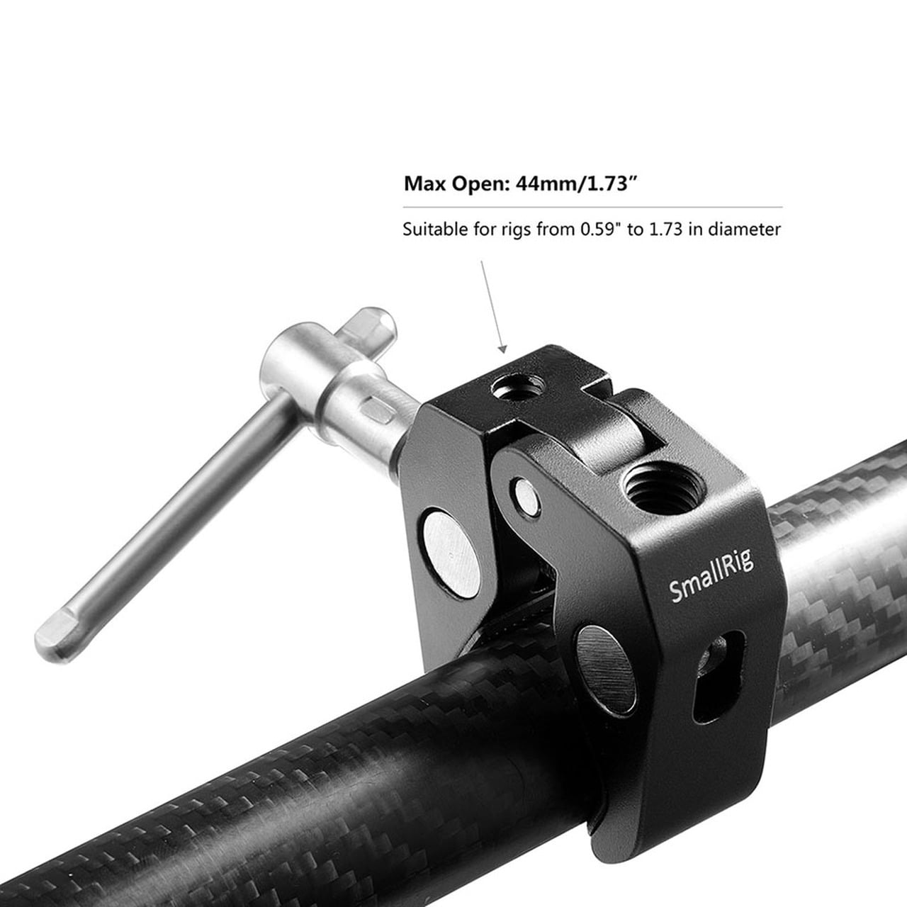 SmallRig Super Clamp, rögzítő satu 1/4'' és 3/8'' menettel (2db) (2058)-4