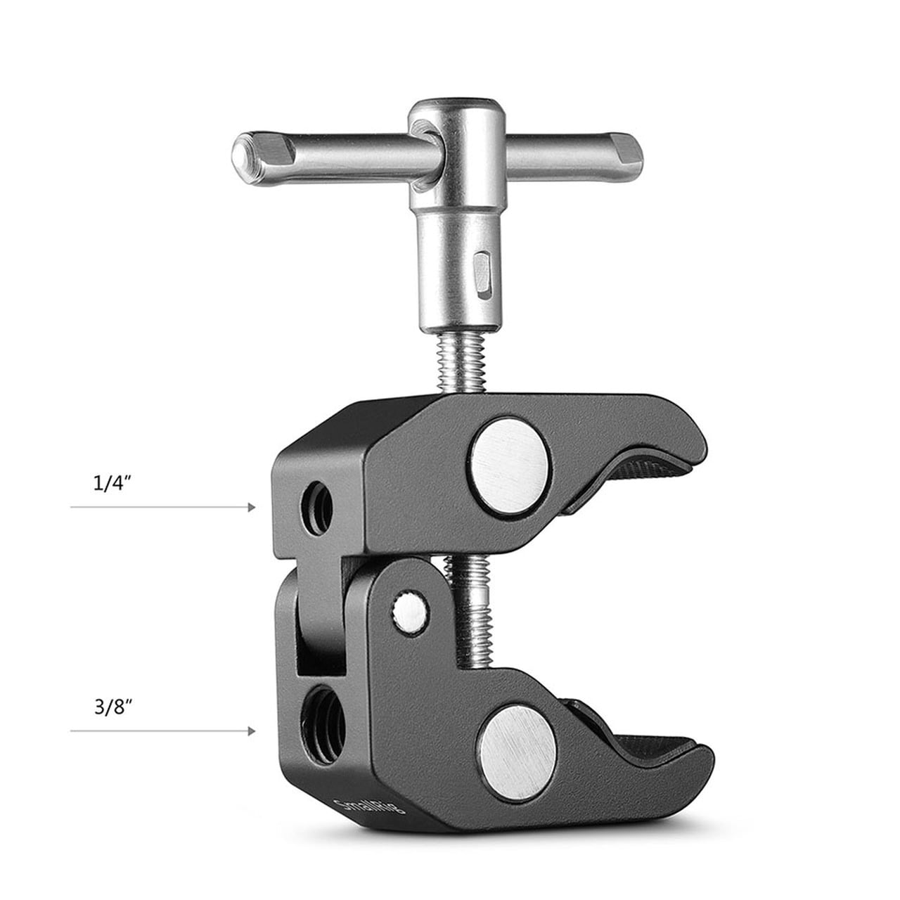 SmallRig Super Clamp, rögzítő satu 1/4'' és 3/8'' menettel (2db) (2058)-2