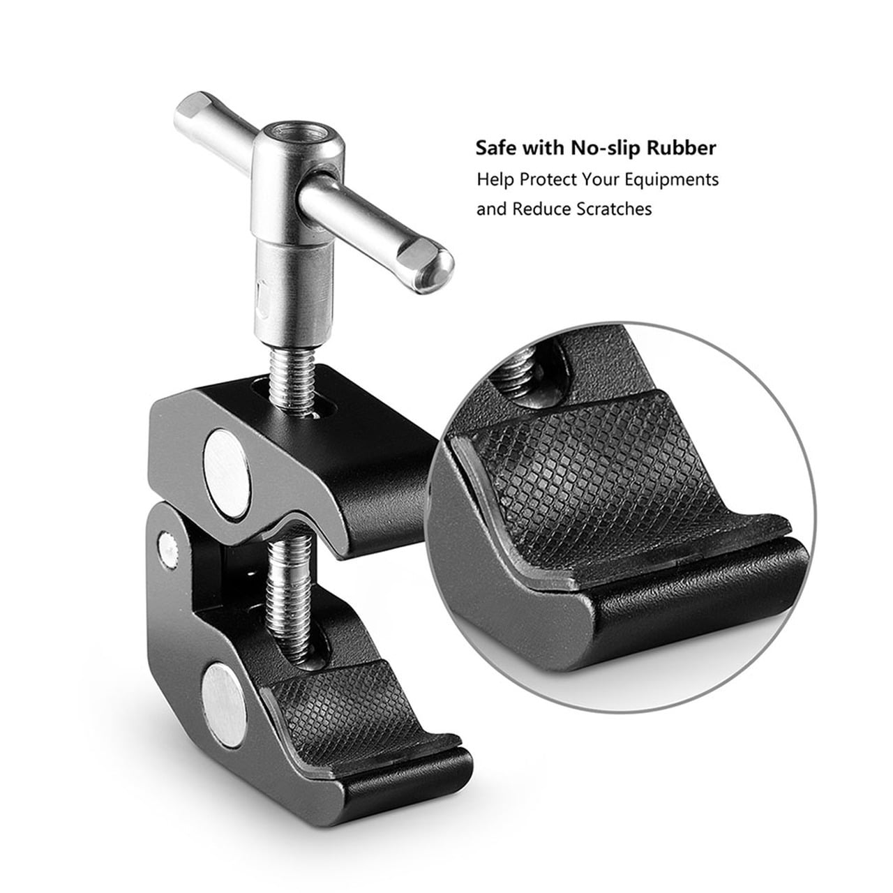 SmallRig Super Clamp, rögzítő satu 1/4'' és 3/8'' menettel (2db) (2058)-3