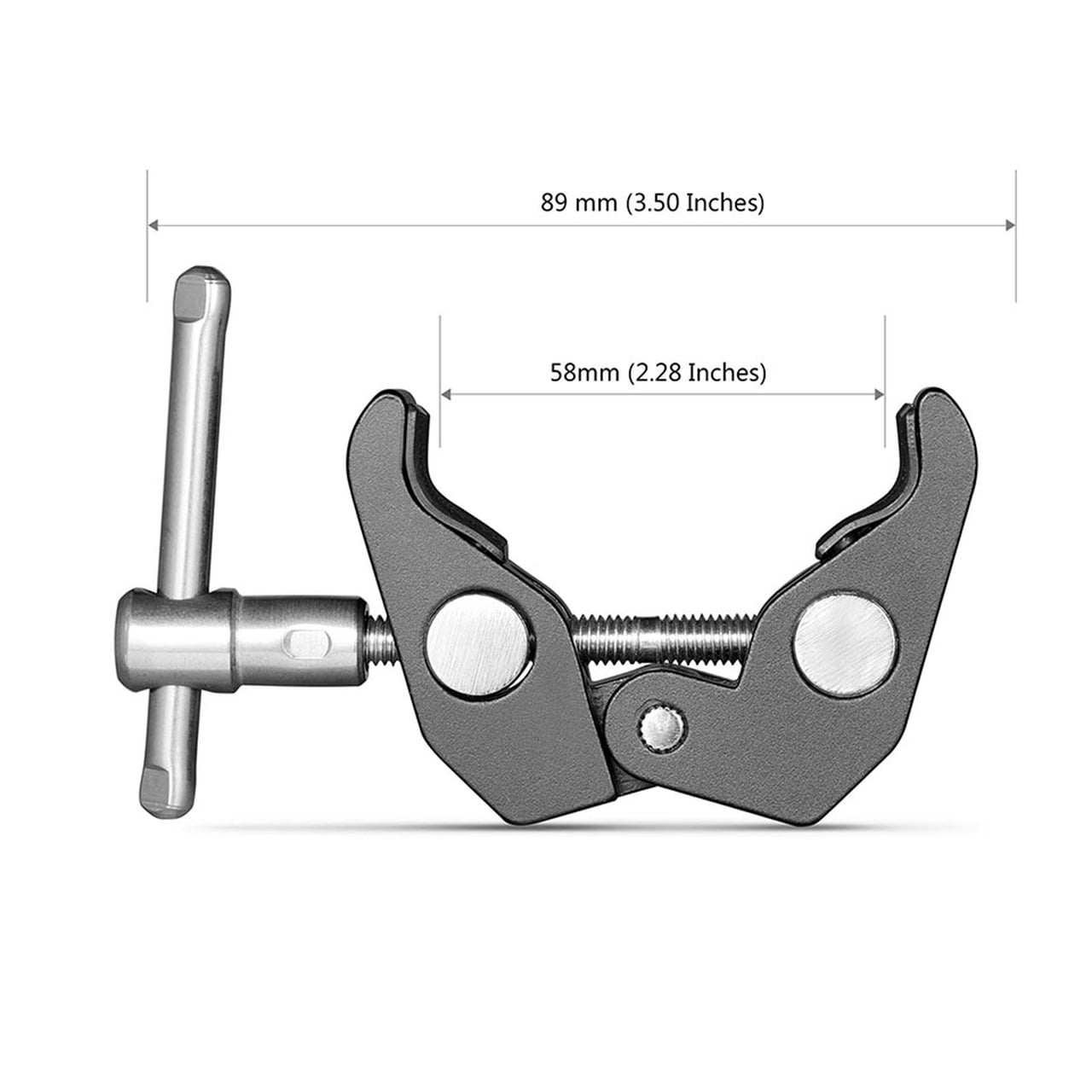 SmallRig Super Clamp, rögzítő satu 1/4'' és 3/8'' menettel (2db) (2058)-1