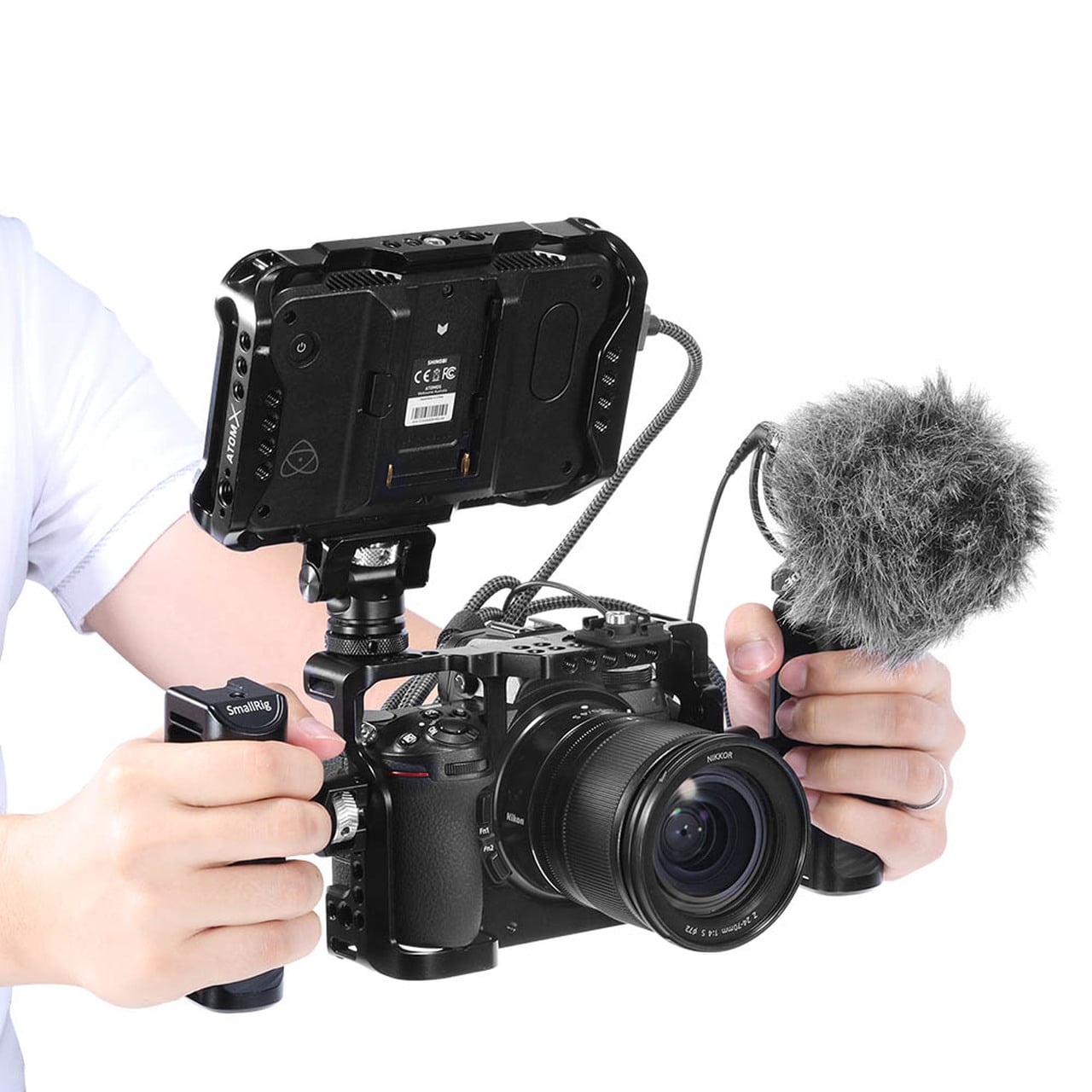 SmallRig alumínium oldalsó fogantyú (Arri Locating) (HSS2426)-4