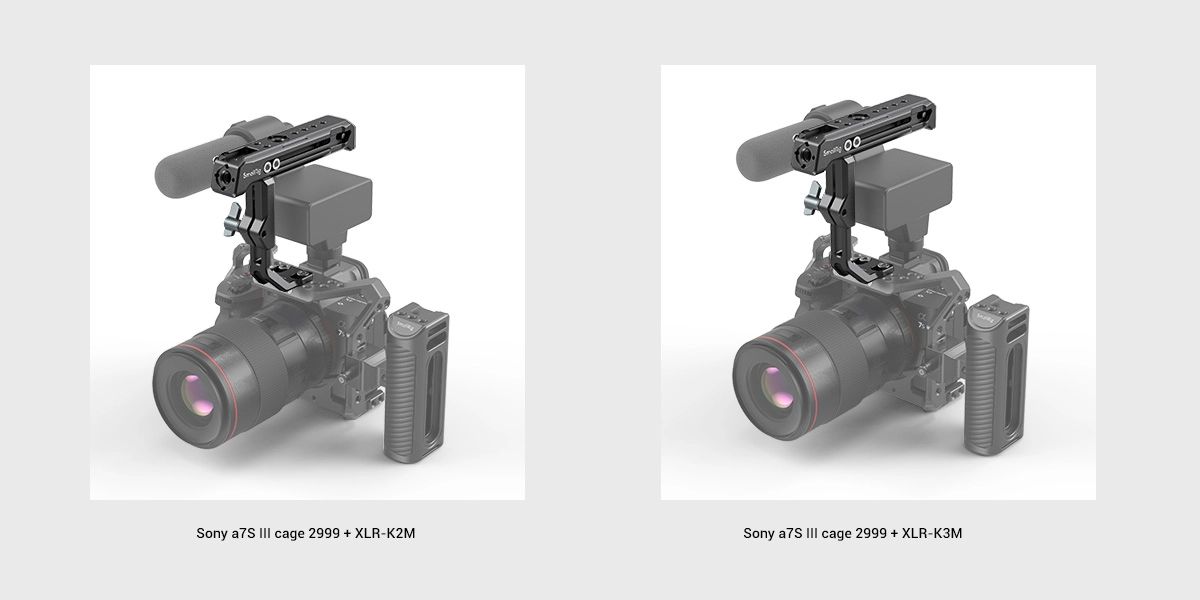 SmallRig felső fogantyú Sony XLR-K1M / K2M / K3M és Panasonic DMW-XLR1 Adapter számára (3082)-1
