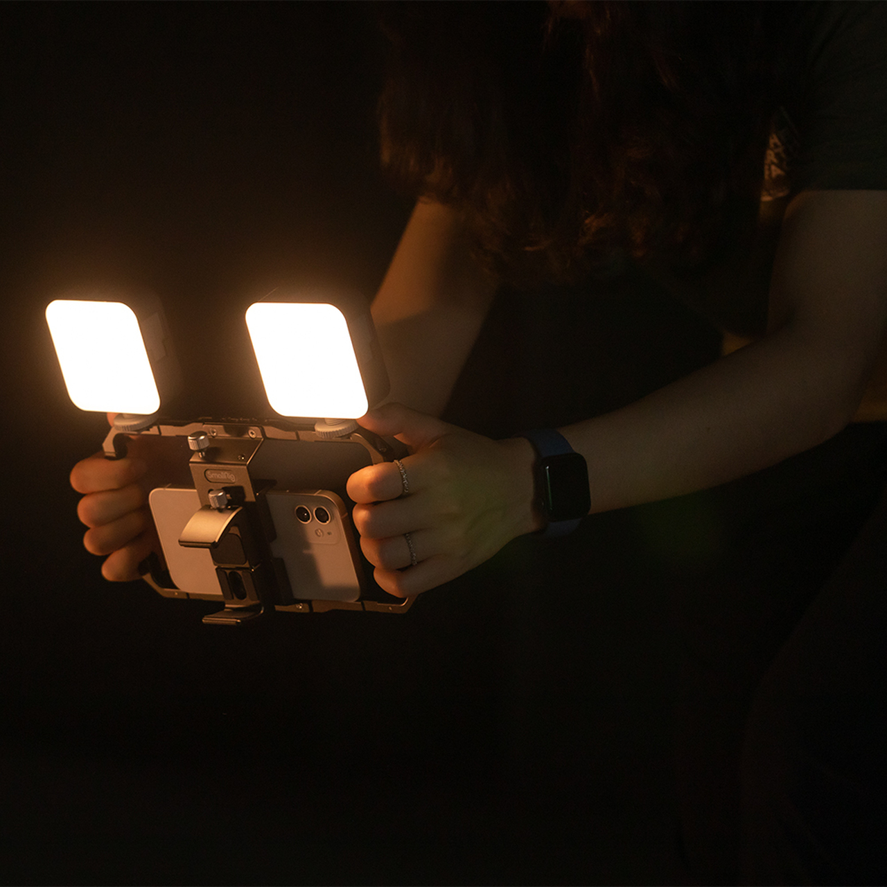 SmallRig x Simorr P96 Video LED lámpa, világítás (3286B)-11