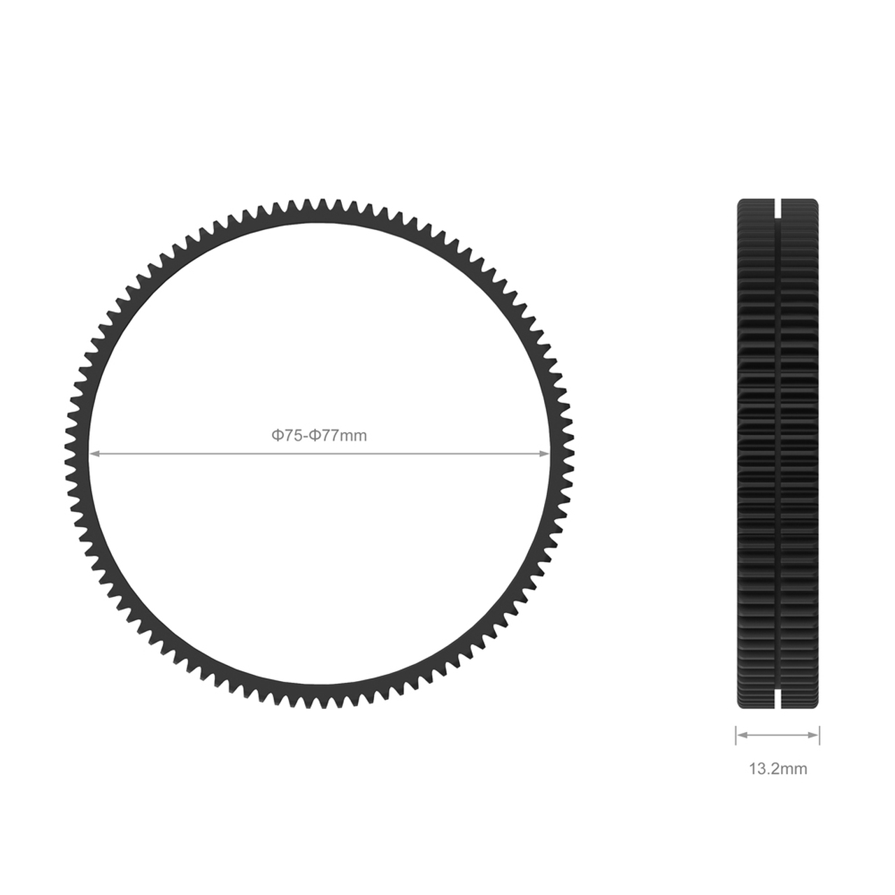 SmallRig 75mm-77mm Seamless Focus Gear Ring, follow focus gyűrű (3294)-1