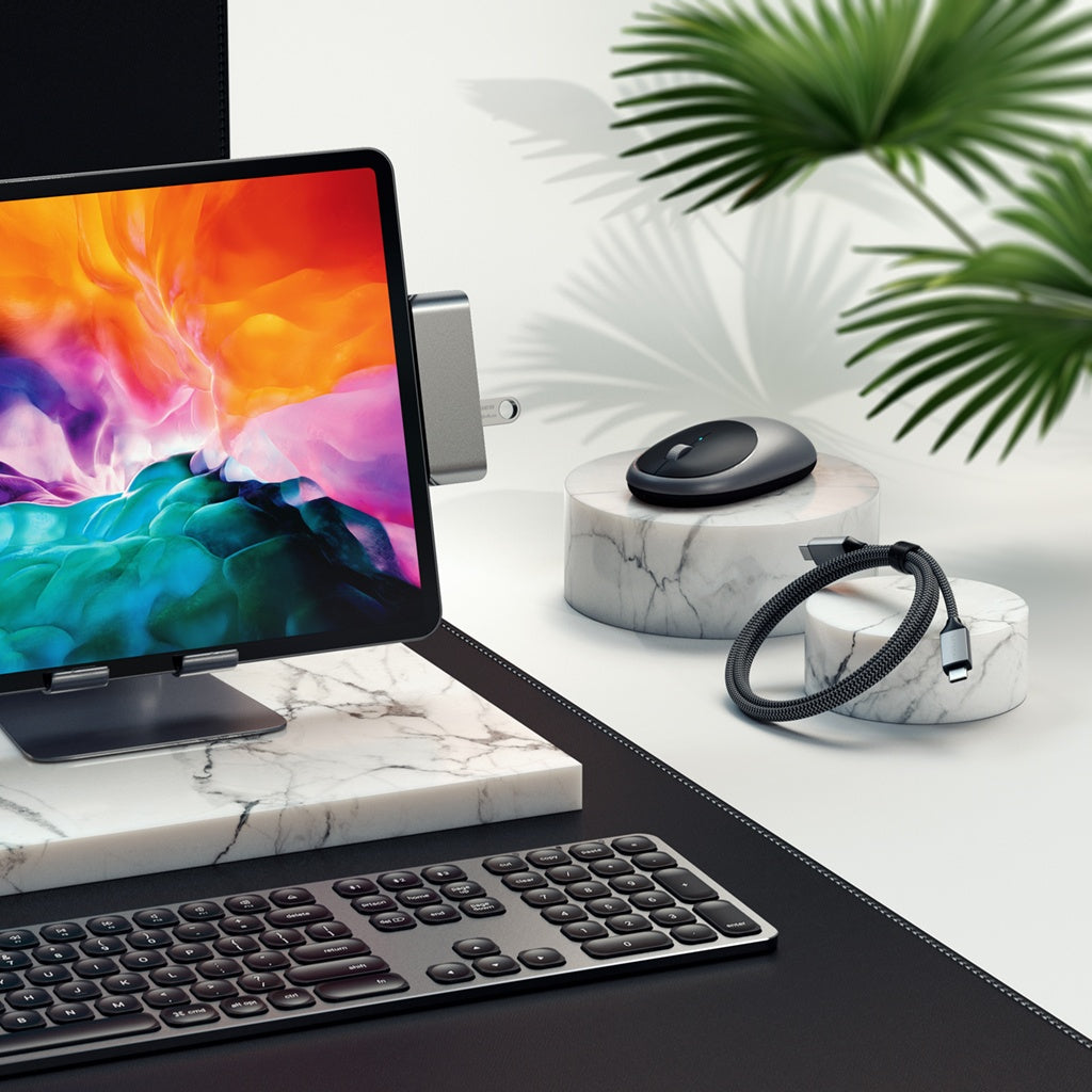 Satechi Dock 5 foglalatos USB dokkoló, töltőállomás (2xUSB-C PD 20 W, 2x USB-A 12W, vezeték nélküli töltő) (ST-WCS5PM-EU)-6