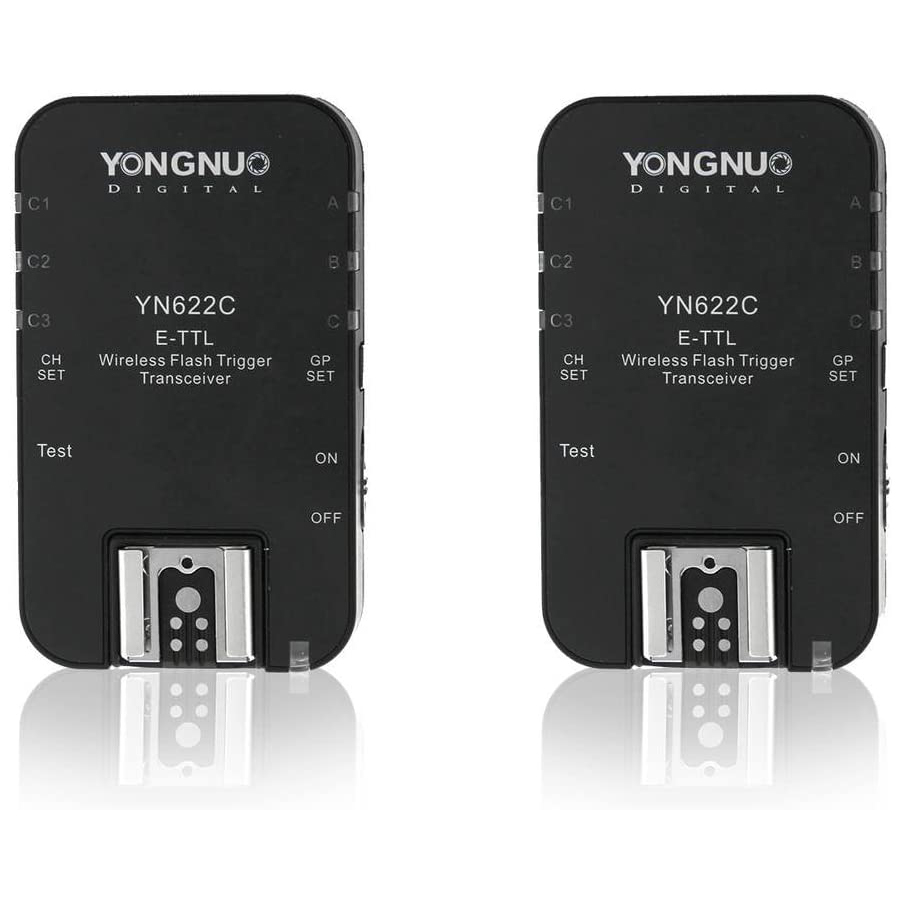 Yongnuo YN-622C II Transceiver távkioldó, vevő kit (Canon)-0