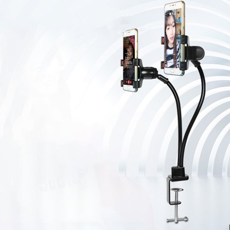 Satus rögzítésű dupla flexibilis kar mobiltelefon tartóval-2