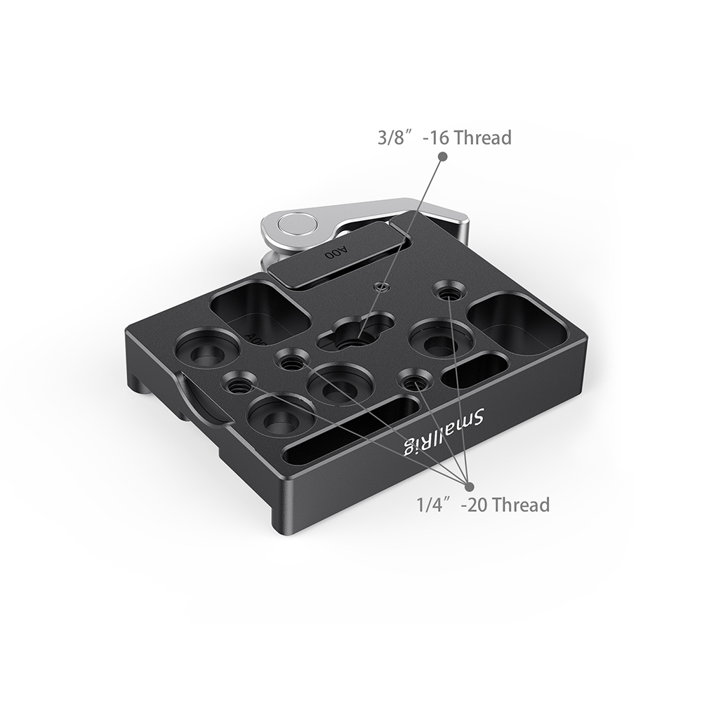 SmallRig Quick Release Clamp, gyorskioldó bilincs (Arca-típussal kompatibilis) (2143B)-1