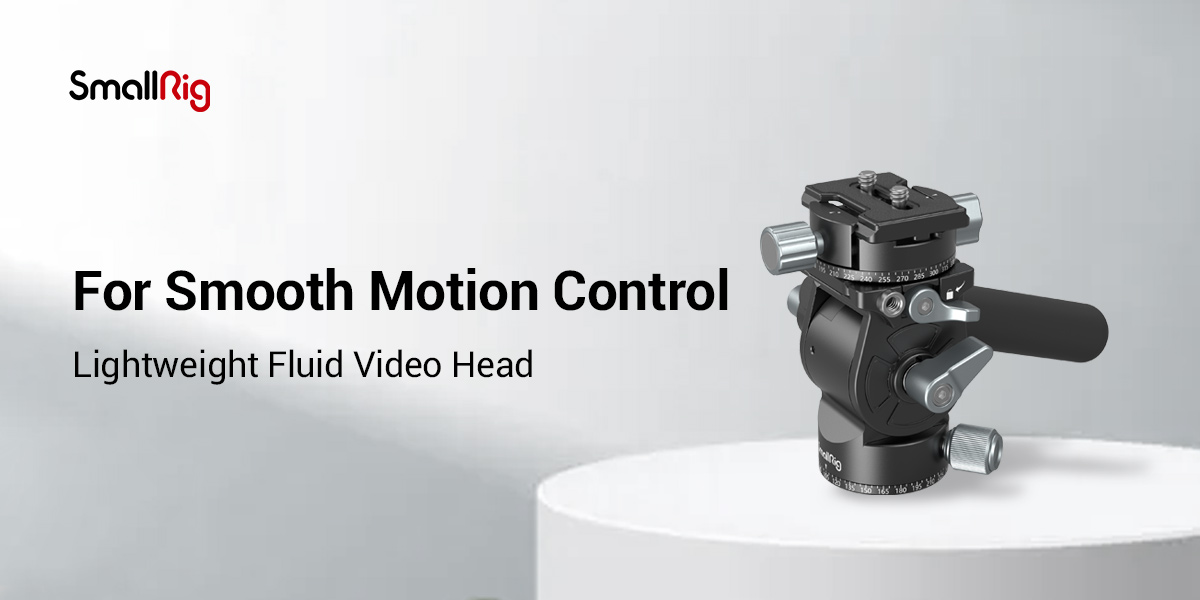 SmallRig Lightweight Fluid Video fej (3457)-4