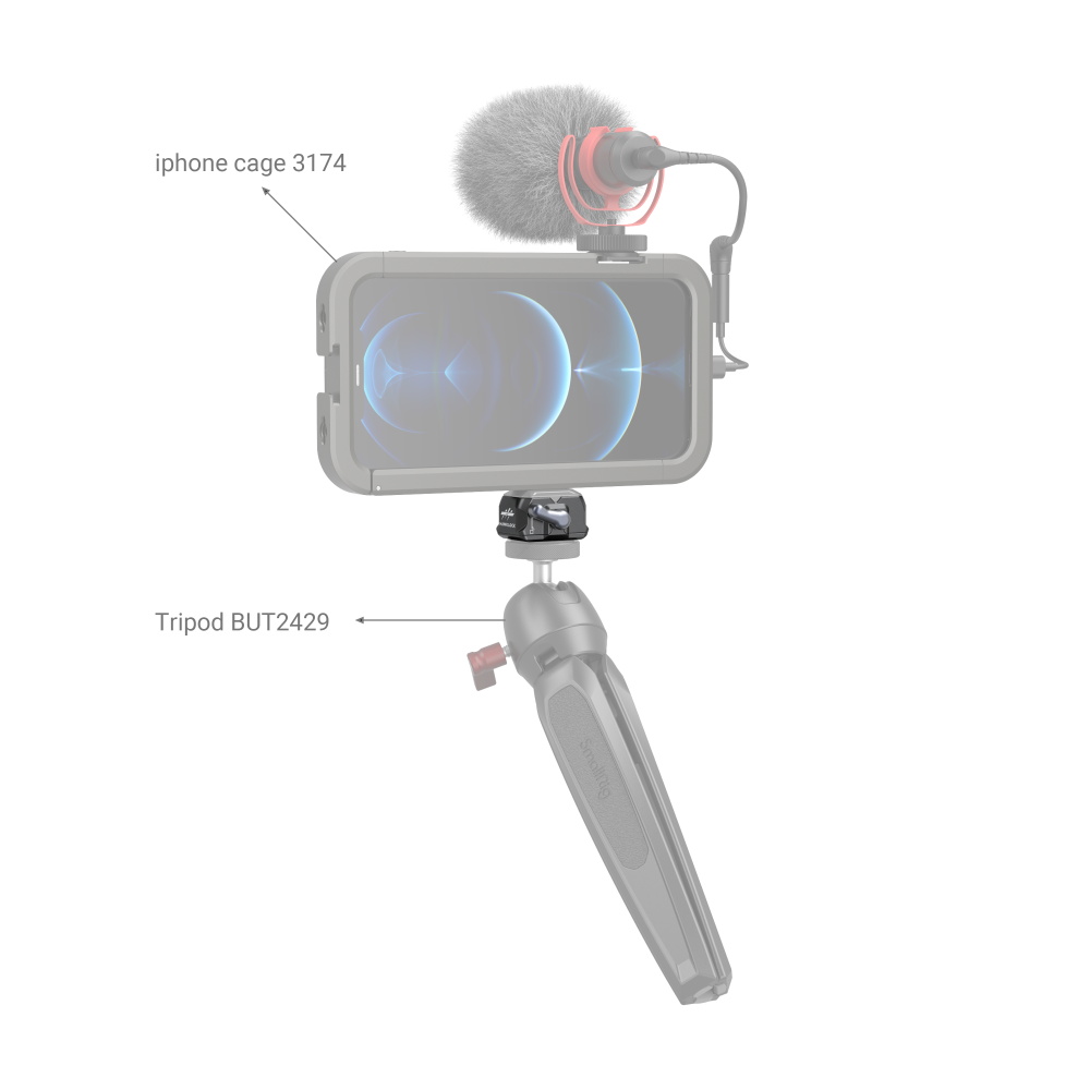 SmallRig Drop-in HawkLock mini univerzális gyorskioldó alap (Baseplate) (3731)-1