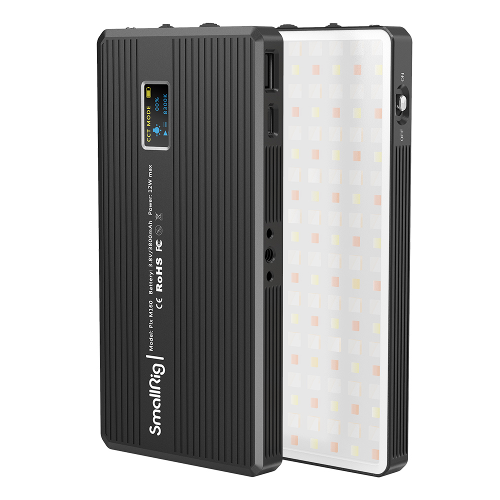 SmallRig Pix M160 RGBWW mágneses LED lámpa (3157)-0