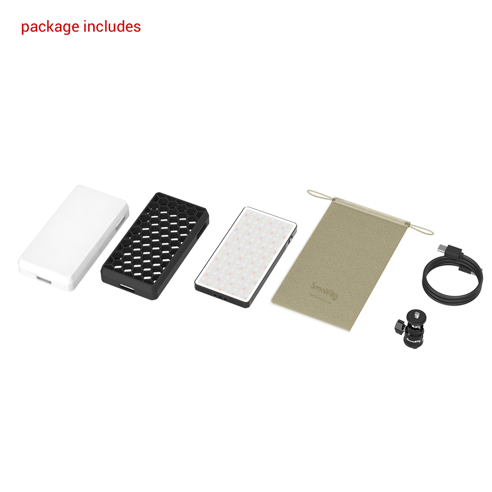 SmallRig Pix M160 RGBWW mágneses LED lámpa (3157)-13