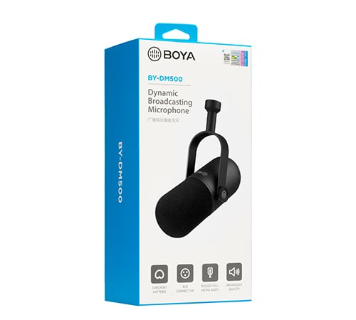 Boya BY-DM500 dinamikus broadcast-mikrofon-8