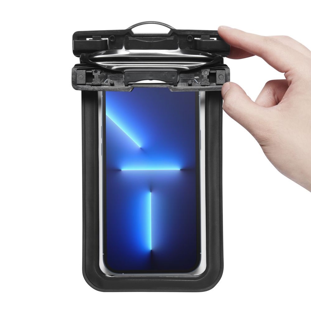 Spigen A601 vízálló univerzális  telefontok fekete-13