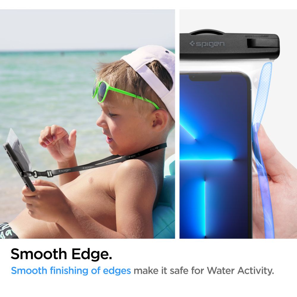 Spigen A601 vízálló univerzális  telefontok crystal clear-7
