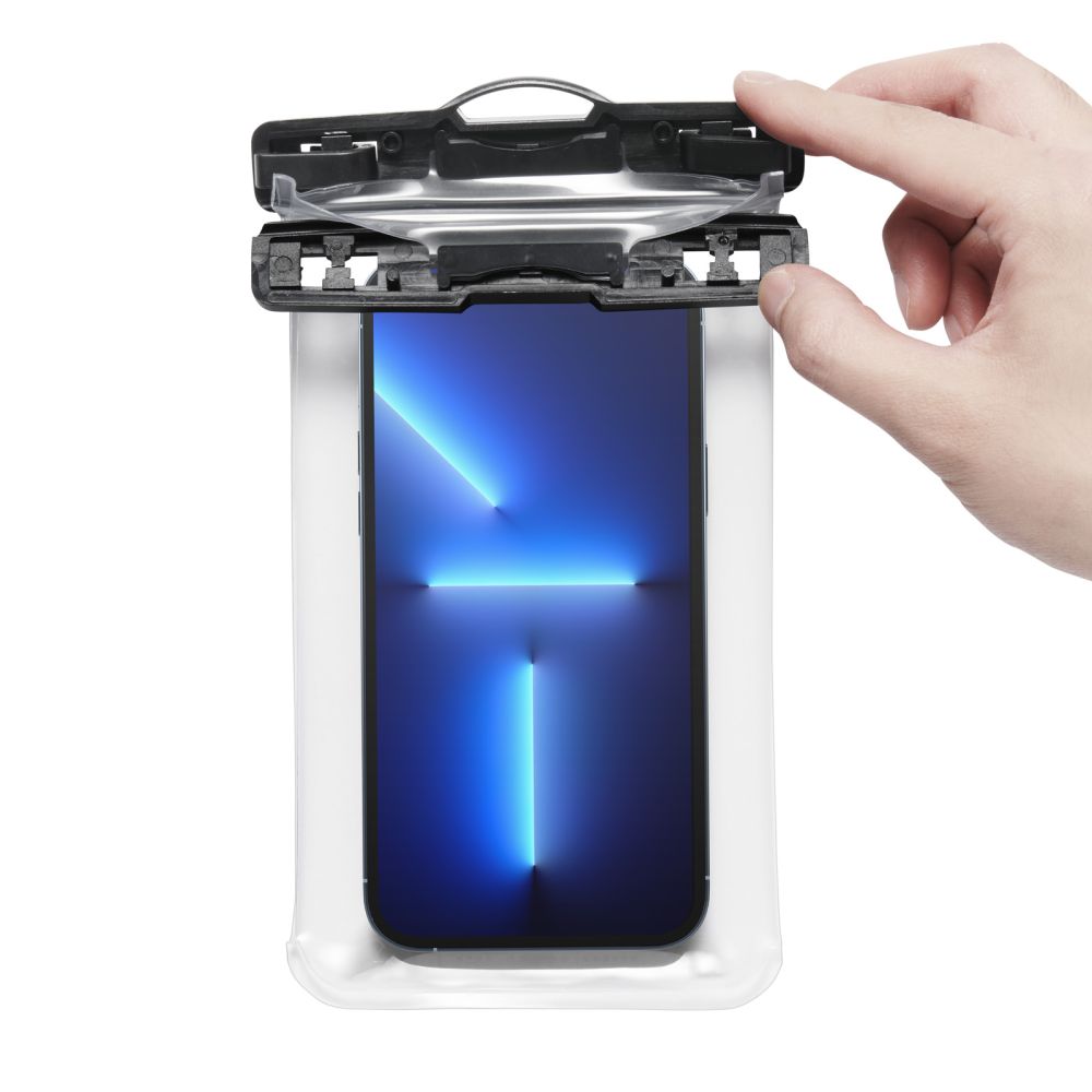 Spigen A601 vízálló univerzális  telefontok crystal clear-3