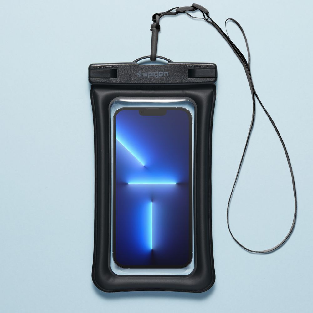 Spigen A610 vízálló lebegő univerzális  telefontok fekete-10