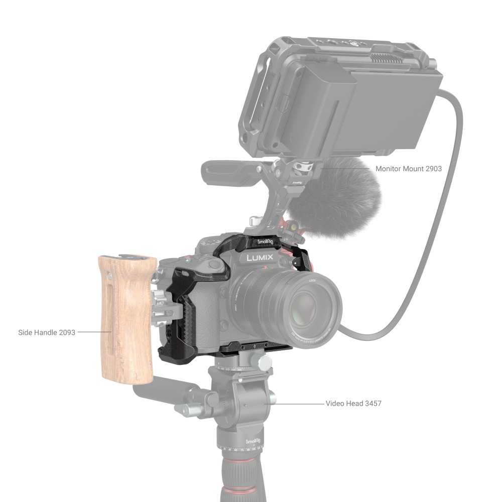 SmallRig Camera Cage Panasonic LUMIX GH6 kamerához (3440) -14