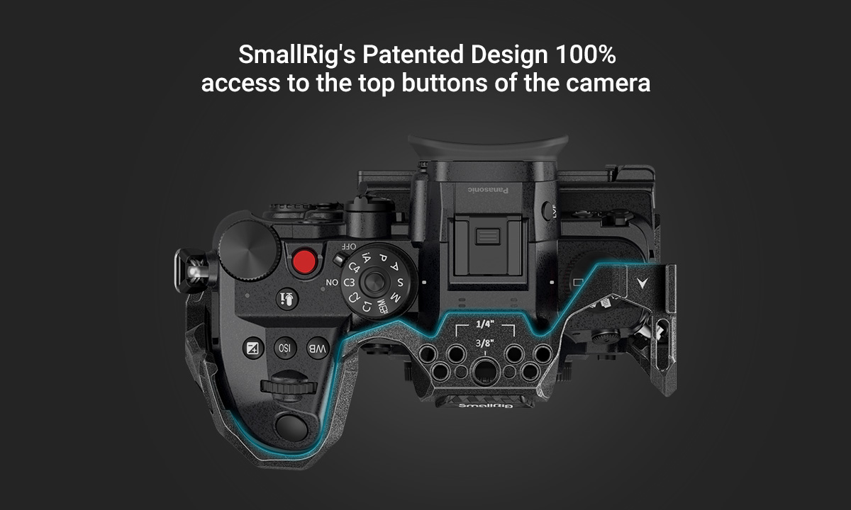 SmallRig Camera Cage Panasonic LUMIX GH6 kamerához (3440) -6