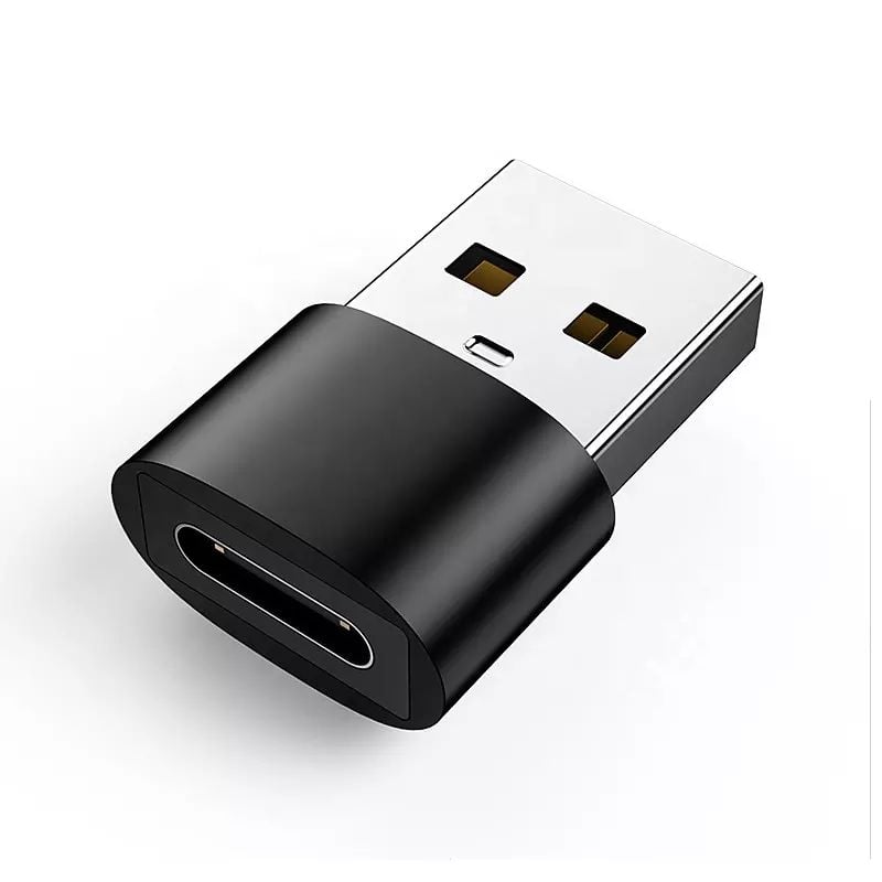 USB Type C - USB 2.0 OTG USB átalakító adapter fekete-0