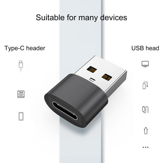 USB Type C - USB 2.0 OTG USB átalakító adapter fekete-1