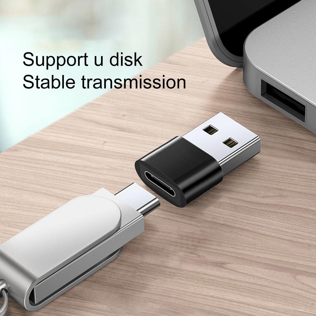 USB Type C - USB 2.0 OTG USB átalakító adapter fekete-4