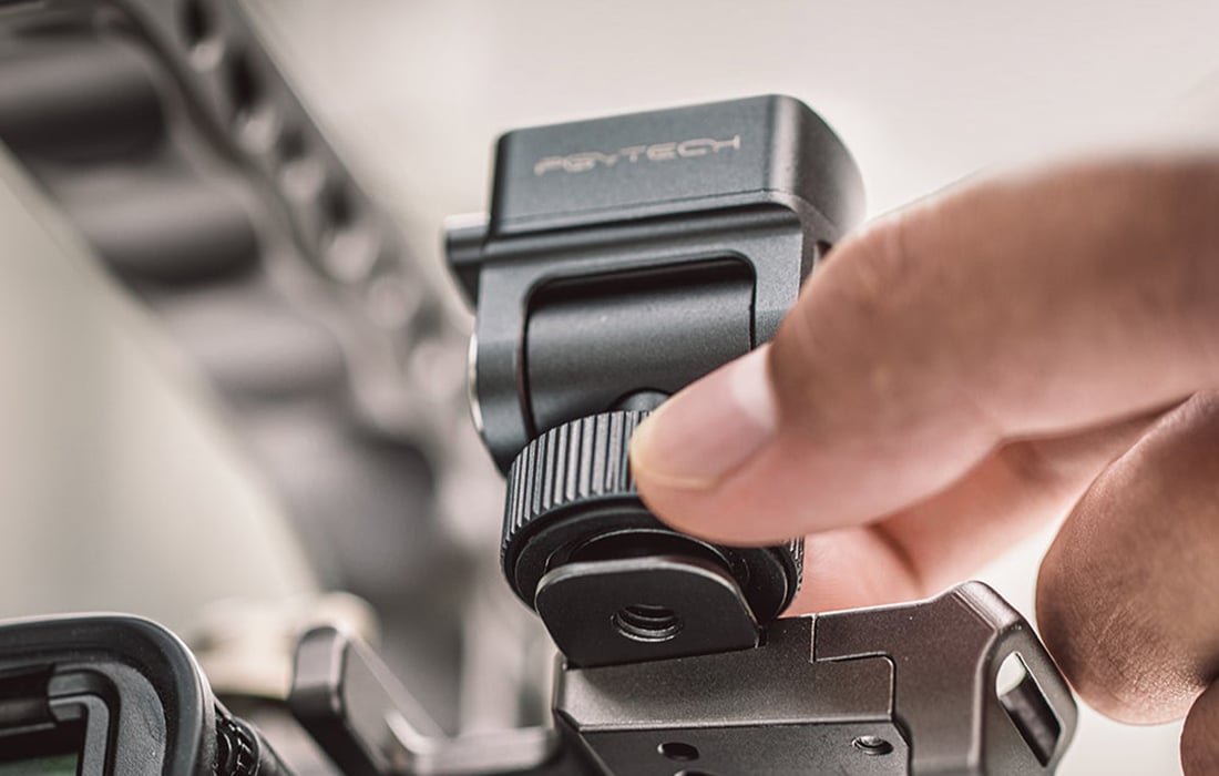 PGYTECH SnapLock Nano forgatható és dönthető tartó, monitortartó (P-CG-030)-4