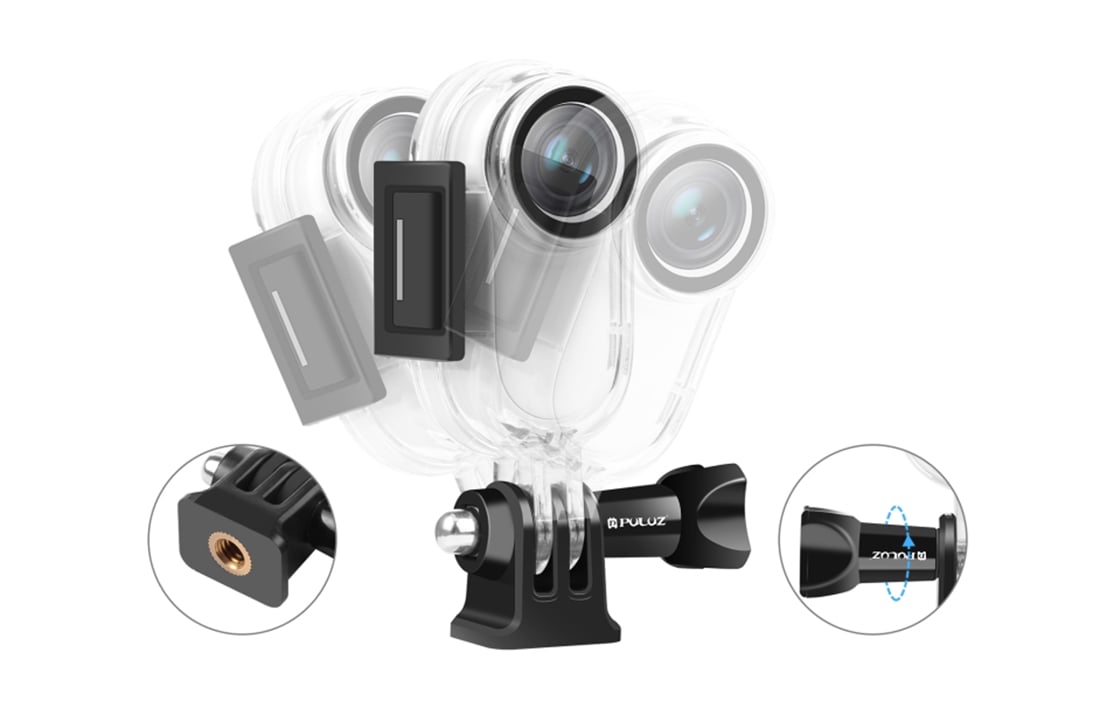 PULUZ vízálló tok Insta360 GO 2 akciókamerához (PU556T)-1